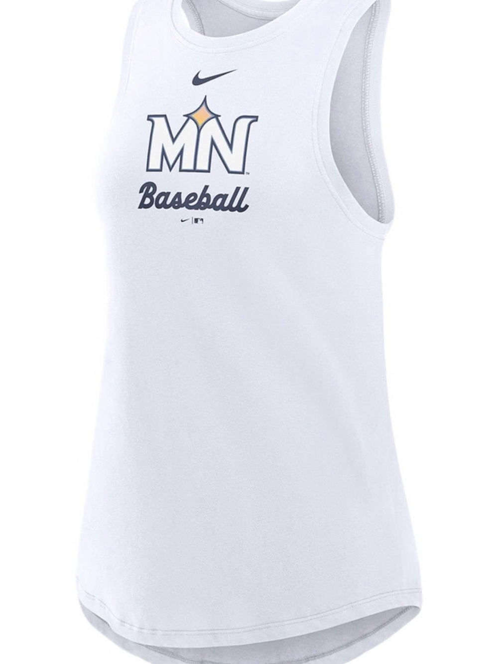 NIKE MINNESOTA TWINS WOMENS WHITE CITY CONNECT TANK TOP
